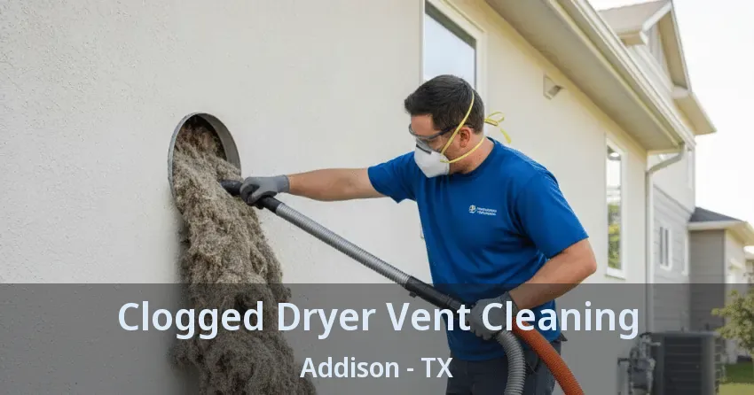 Clogged Dryer Vent Cleaning Addison - TX
