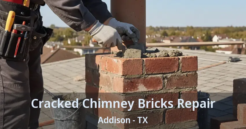 Cracked Chimney Bricks Repair Addison - TX
