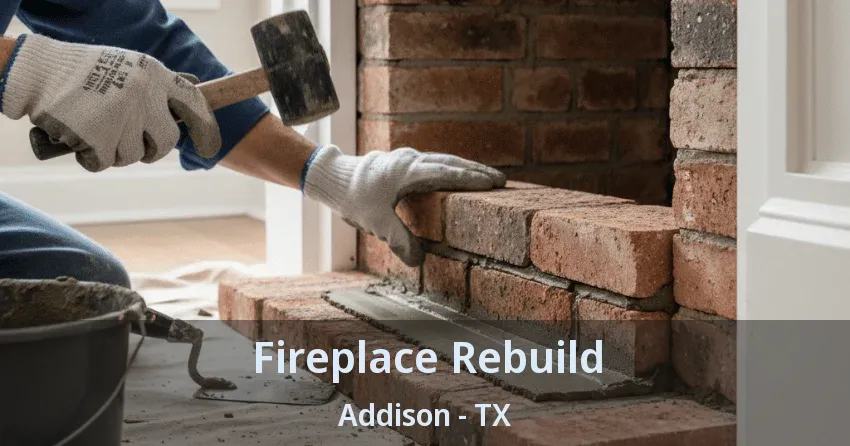 Fireplace Rebuild Addison - TX