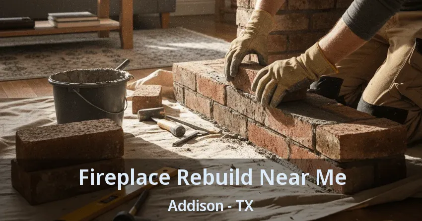 Fireplace Rebuild Near Me Addison - TX
