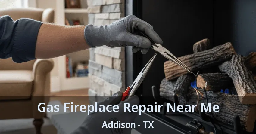 Gas Fireplace Repair Near Me Addison - TX