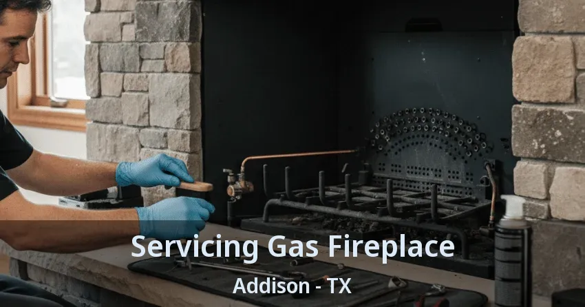 Servicing Gas Fireplace Addison - TX