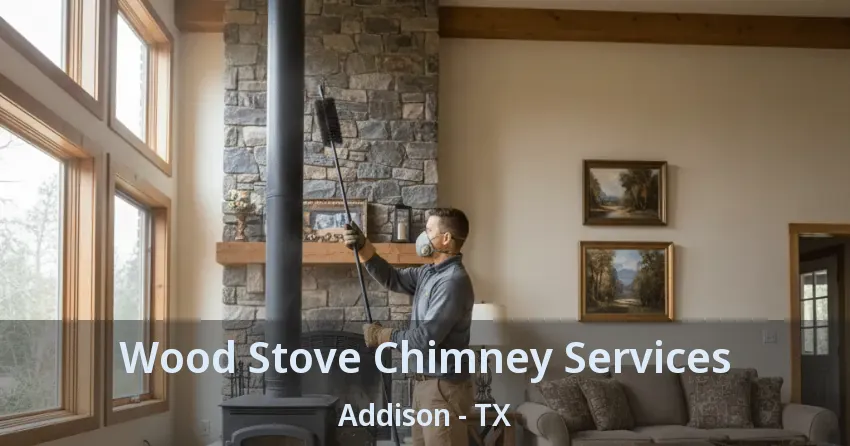 Wood Stove Chimney Services Addison - TX